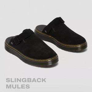 Dr. Marten's Carlson Suede Casual Slingback Mules